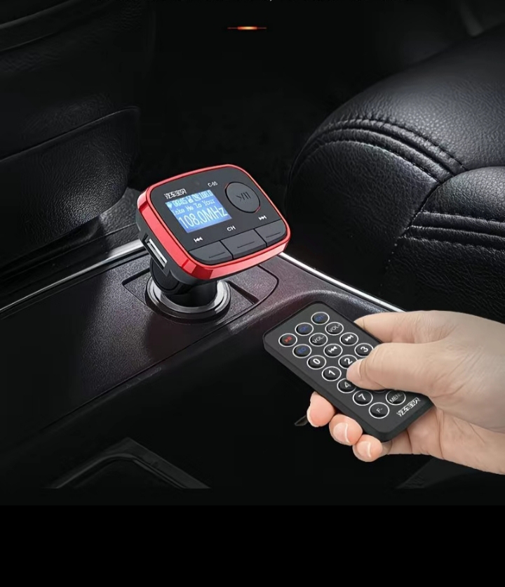 مرسل FM للسيارة 10in1 — بلوتوث + شاحن + MP3