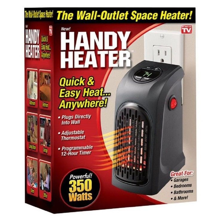 مدفأة كهربائية Handy Heater 400W — تركيب مباشر في الحائط