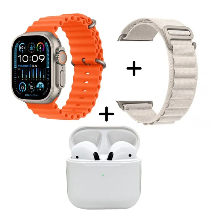 ساعة ذكية Fendior S20 ProMax — 2in1 مع سماعات لاسلكية